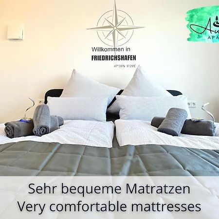 Auszeit Apartment Sunshine Am Uferpark - Nur 100 M Bis Zum Bodensee, Direkt Am Bodenseeradweg, 2 Schlafzimmer, 2 Sonnige Dachterrassen, Schnelles Wlan, Kostenloser Tiefgaragenstellplatz, Fur Bis Zu 4 Personen フリードリヒスハーフェン エクステリア 写真