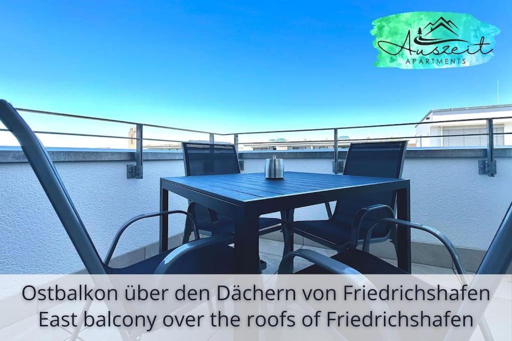 Auszeit Apartment Sunshine Am Uferpark - Nur 100 M Bis Zum Bodensee, Direkt Am Bodenseeradweg, 2 Schlafzimmer, 2 Sonnige Dachterrassen, Schnelles Wlan, Kostenloser Tiefgaragenstellplatz, Fur Bis Zu 4 Personen フリードリヒスハーフェン エクステリア 写真